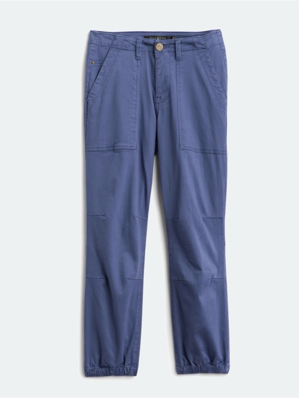 one 5 one Women's Slate Blue Cargo Joggers